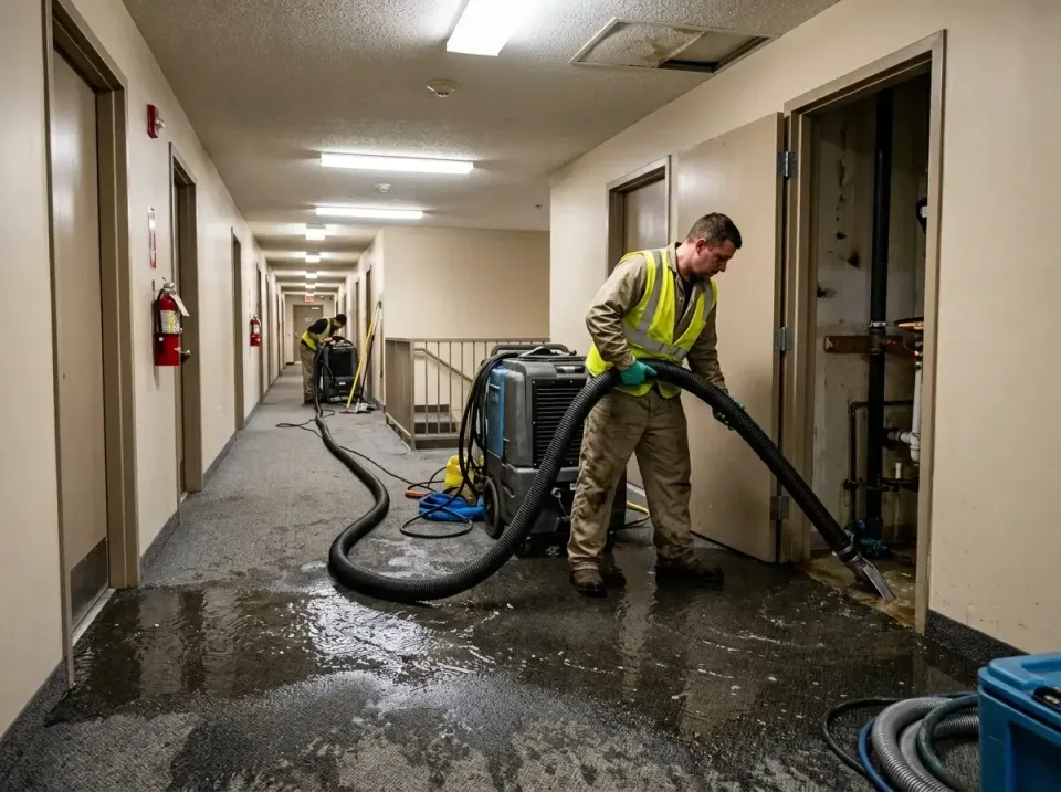 multi-unit-apartment-hallway-f-005 — frequently asked questions, Emergency Burst Pipe Water Extraction & Removal in Pottsgro…